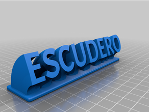escudero 3d personalizado 3d print model - Mito3D