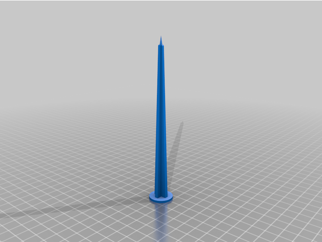ground spike 3D print model - Mito3D