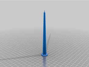 ground spike 3d print model - Mito3D
