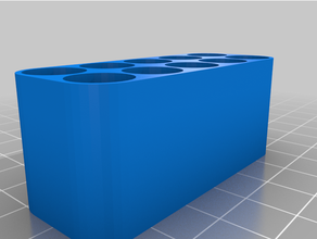 customized customizer - battery organizer holder container box storage tray 3d print model - Mito3D
