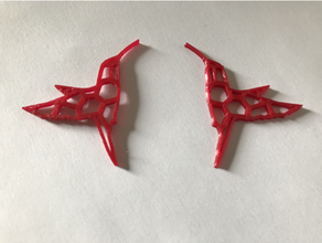 zumbador pájaro figura colibri arete colibrí 3d print model - Mito3D