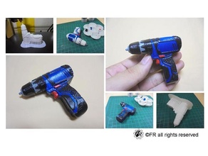mini electric screwdriver 3d print model - Mito3D