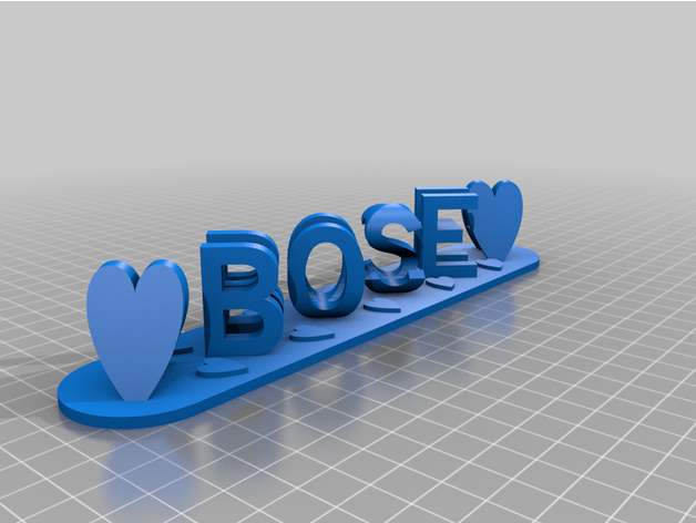 Bose personalizado 3D print model - Mito3D