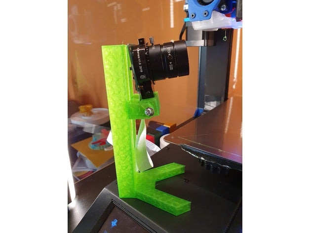 raspberry pi hq camera stand cam tripod mount 3D print model - Mito3D