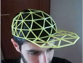 freddo cappello gadget poli stile 3d print model - Mito3D
