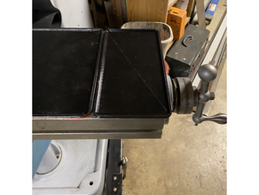 bridgeport milling macine table covers cover 3d print model - Mito3D