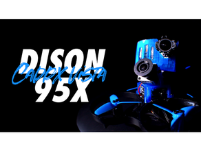 dison95x - caddx vista & nebula beta95x betafpv 95x cinewhoop drone fpv gopro naked 3d print model - Mito3D