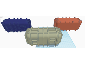 star savaşlar bilim fi oyuk konteyner sandık Kutu arazi sci bilimkurgu 3d print model - Mito3D
