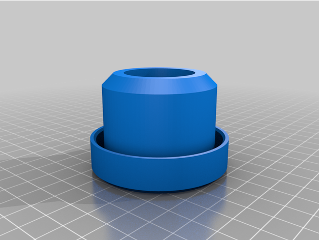 polvo separación ciclón adaptador enchufe vacío coleccionista filtrar 3D print model - Mito3D