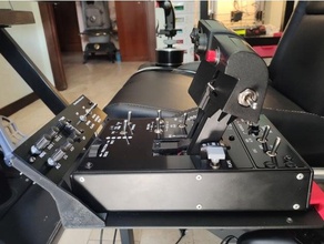 propwash panel montar hotas jabalí asiento juego aire fuerza 10 a10 Aerea dcs vuelo simulación simulador 3d print model - Mito3D
