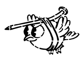 ch pájaro esbirro plantilla cuphead taza cabeza enemigo juego 3d print model - Mito3D