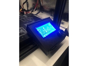 ender 5 lcd case cover 3d print model - Mito3D