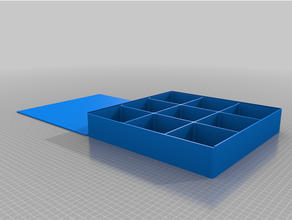 angepasst verbessert parametriert Abteil Box gerundet inner äußere Kanten Deckel 3d print model - Mito3D
