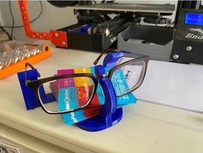 glasses holder night nightstand stand sunglasses support 3d print model - Mito3D