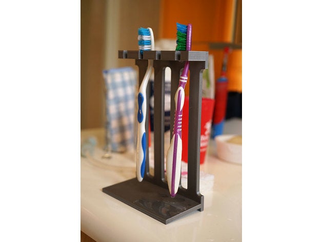 Zahnbürste Stand Hygiene Halter Unterstützung 3D print model - Mito3D