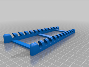 12 spanner rack customized 3d print model - Mito3D
