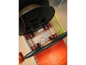 filament spool filament filament spool filament spool holder spool holder 3d print model - Mito3D