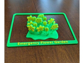 urgence fleur jardin 3d print model - Mito3D