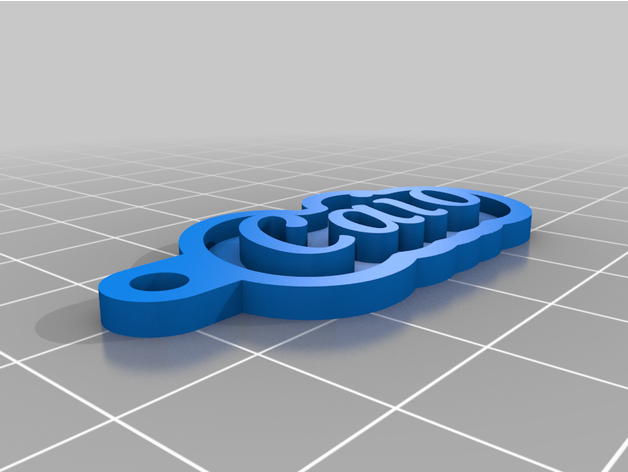 chaveiro caio personalizzato 3D print model - Mito3D