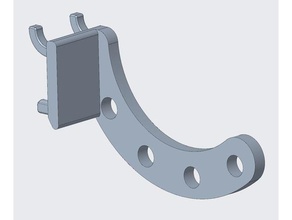 pannello forato nastro titolare supporto pioli parete controllo montare piolo tavola 3d print model - Mito3D