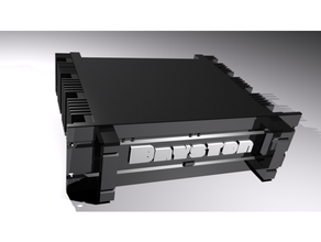 power amplifier replica 1 12 amplificateur bryston miniature miniatures 3d print model - Mito3D