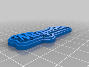 miguelin tag customized 3d print model - Mito3D