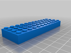 4x12 Lego angepasst 3d print model - Mito3D