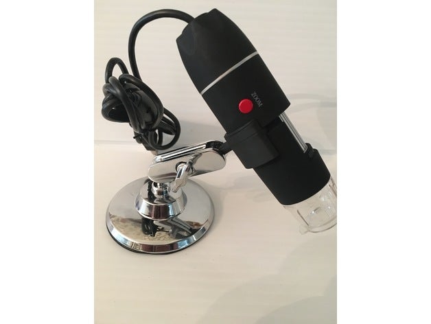 usb microscope bracket accessory 3D print model - Mito3D