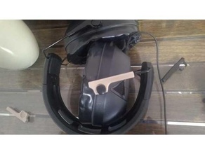 replacement clip 3m peltor earmuff earmuffs sordina 3d print model - Mito3D