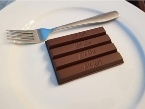 kit Kat kat cioccolato 3d print model - Mito3D