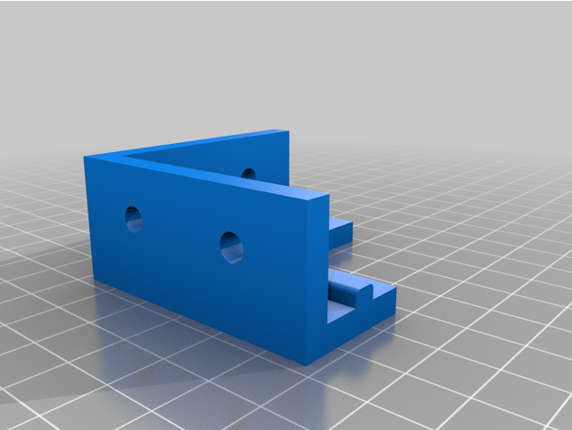 slot extrusion 2020 corner 3D print model - Mito3D