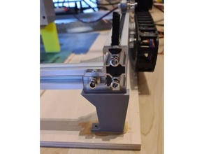 supporter pieds cnc 3040 laser graveur extension 3d print model - Mito3D