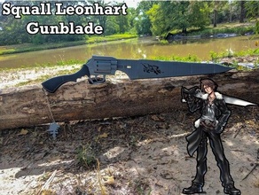 final fantasy 8 - squall leonhart's gunblade