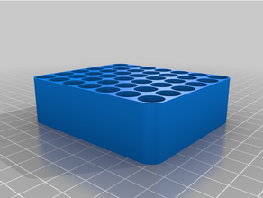 customized customizer - aaa battery organizer holder container box storage tray 3d print model - Mito3D