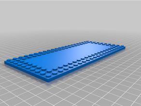 lego plate alex customized 3d print model - Mito3D