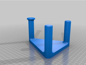 suporte bobina filamento 200mm 1kg suporte carrete suporte filamento 3d print model - Mito3D