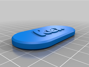 rex tag customized 3d print model - Mito3D
