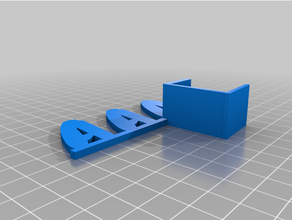 aaa shelf marker customized 3d print model - Mito3D