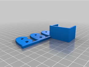 bbb étagère marqueur personnalisé 3d print model - Mito3D