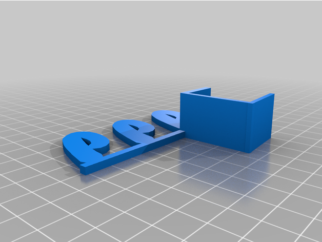 ppp shelf marker 3D print model - Mito3D