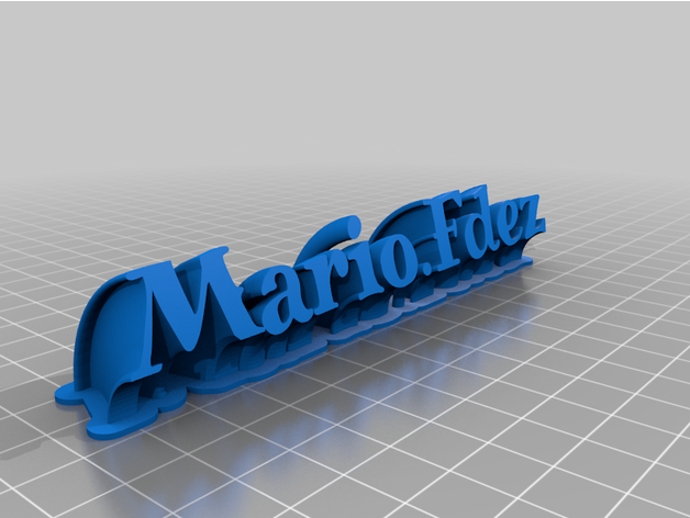 Mario fdez 3D print model - Mito3D