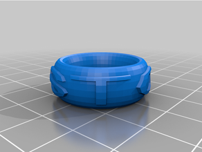 aston ring customized 3d print model - Mito3D