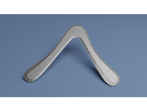 poly Boomerang 3d print model - Mito3D