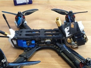 drone armattan marmotte rear bay tbs unify pro32 vtx rx vifly finder 3d print model - Mito3D
