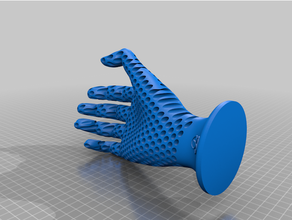 löchrig Hand Dekoration Schmuck Halter Unterstützung 3d print model - Mito3D