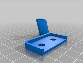 supporto cablaggio hotend anycubic i3 mega 3d print model - Mito3D