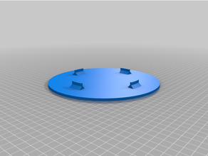 thicker turntable 3d print model - Mito3D