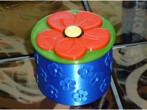 chocolate button remix box candy dispenser sweet 3d print model - Mito3D