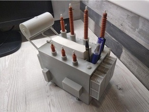 papelería stand transformer 3d print model - Mito3D