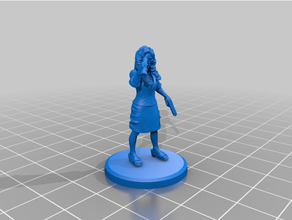 arkham horror investigator - researcher cthulhu mansions madness 3d print model - Mito3D
